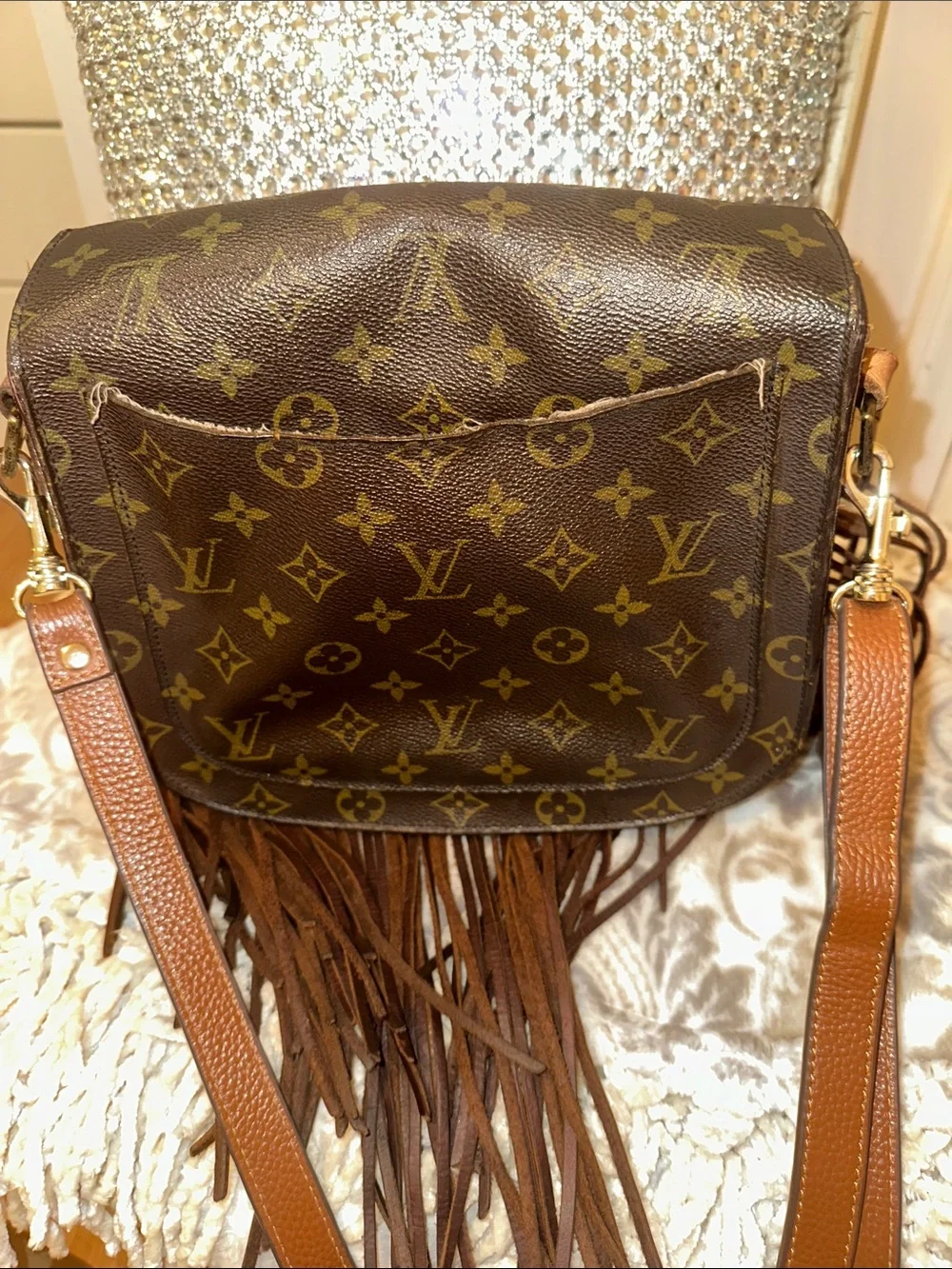 Louis Vuitton St Cloud Fringe Crossbody